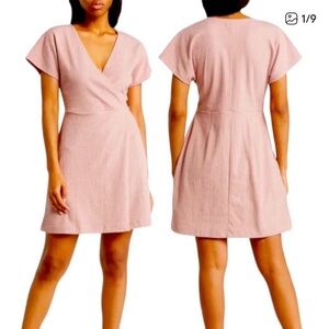 Madewell Texture & Thread Faux Wrap Mini Dress